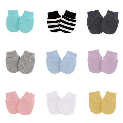 Baby Cotton Gloves - Soft Newborn Hand Socks