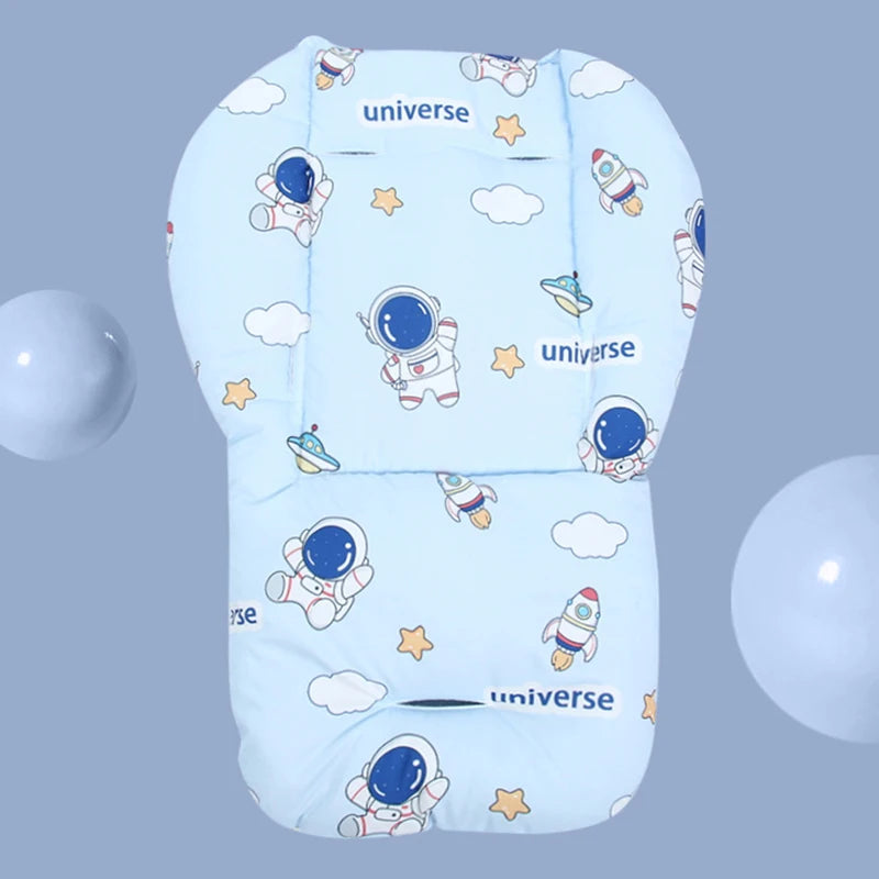 Baby Highchair Seat Cushion Pad - Soft Cotton Booster Mat