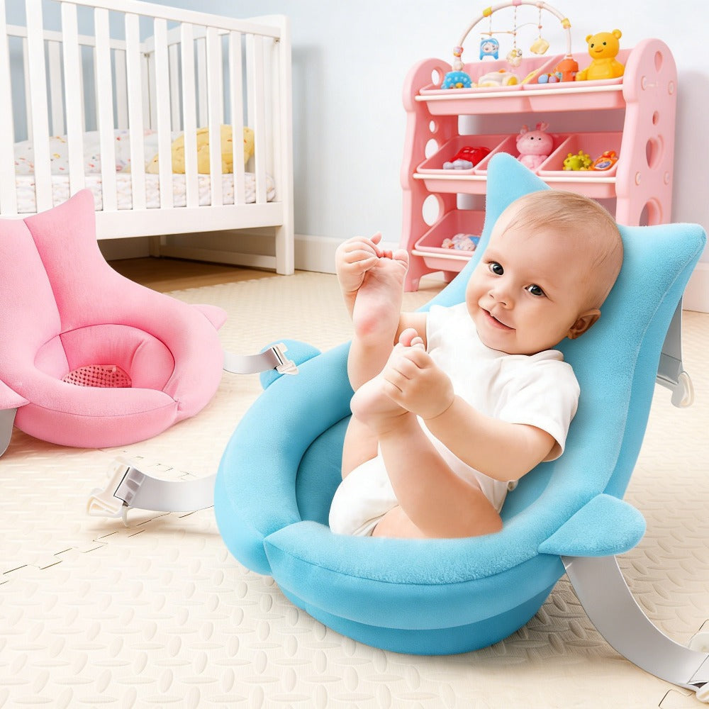 Non-Slip Baby Seat Cushion Bath Mat - Soft Mesh, Safe & Breathable