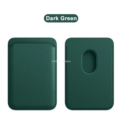 Magnetic Leather Card Holder: Magsafe Phone Wallet Case