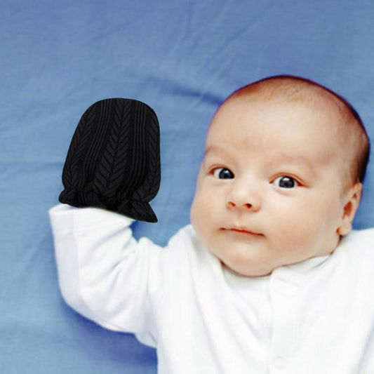 Soft Cotton Baby Mittens - Scratch Proof Gloves for Newborns