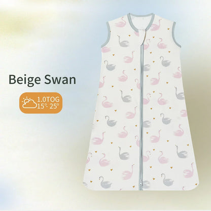 Newborn Sleep Sack: Baby Sleeping Bag 100% Cotton Summer Sleep sack 3-18M