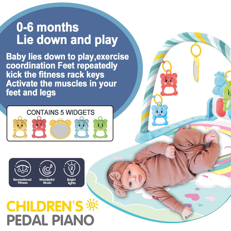 Baby Play Mat: Music Rack & Piano Play Mat 0-36 Months