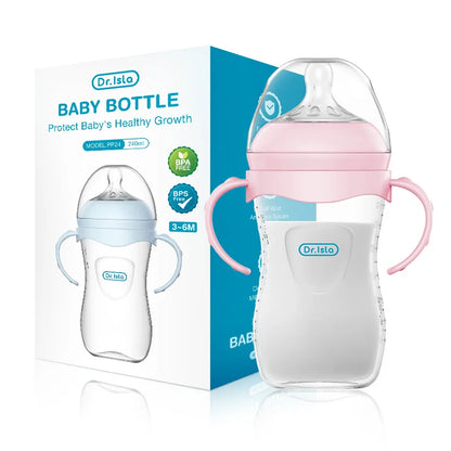 Baby PP Bottle 150ML Newborn Baby Bottle with Handle Milk BottleFeeding Baby Bottles Newborn Feeding Supplies BPA-Free