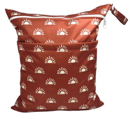 Diaper Bag: Waterproof Wet Dry Bag for Baby Diapers - Sigzagor 36x29cm