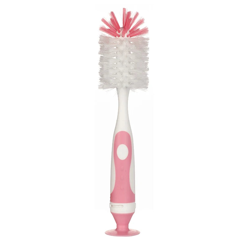 Nylon Baby Bottle & Cup Cleaning Brush Set with Suction Stand