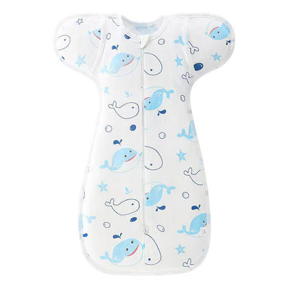Newborn Swaddle Tie: Anti-Startle Summer Cotton Wrap