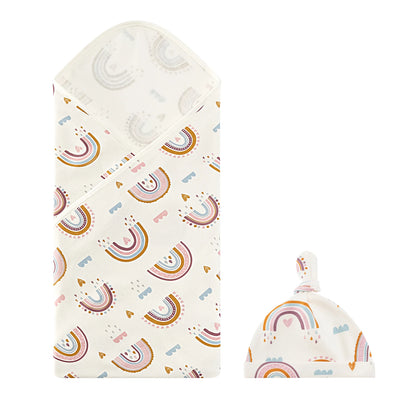 Newborn Swaddle Blanket Set - Cotton Cocoon Wrap 0-12 Months