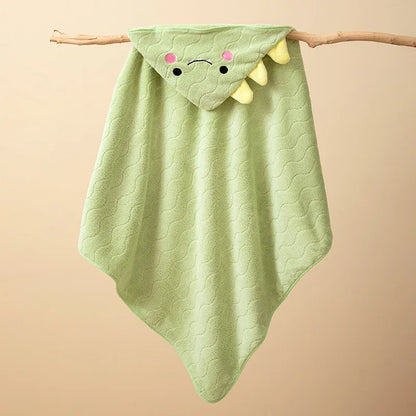 Bath Towel Cartoon Hooded Blanket for Boys & Girls
