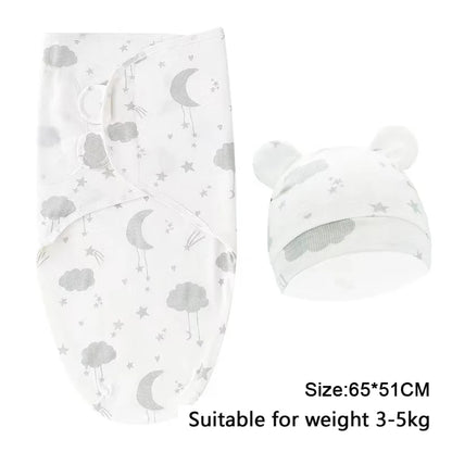 Newborn Swaddle Tie: Anti-Startle Summer Cotton Wrap