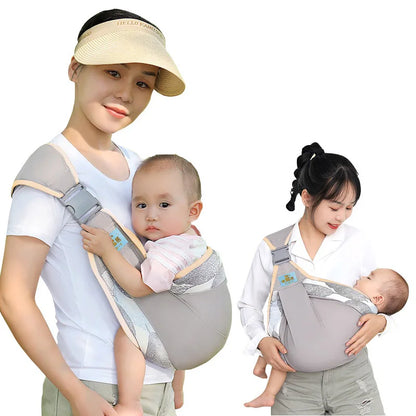 Baby Outdoor Carrier: Hands-Free Waist Stool, Breathable
