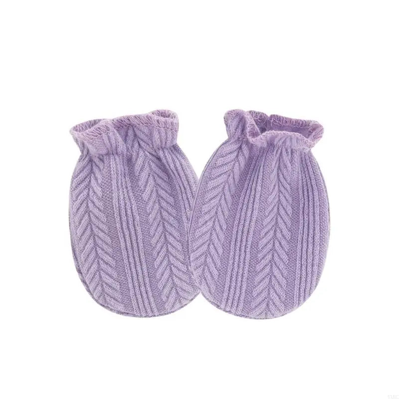 Soft Cotton Baby Mittens - Scratch Proof Gloves for Newborns