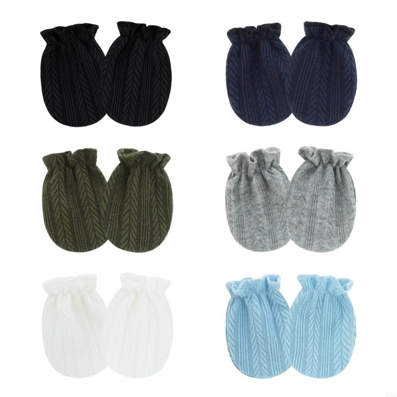Soft Cotton Baby Mittens - Scratch Proof Gloves for Newborns