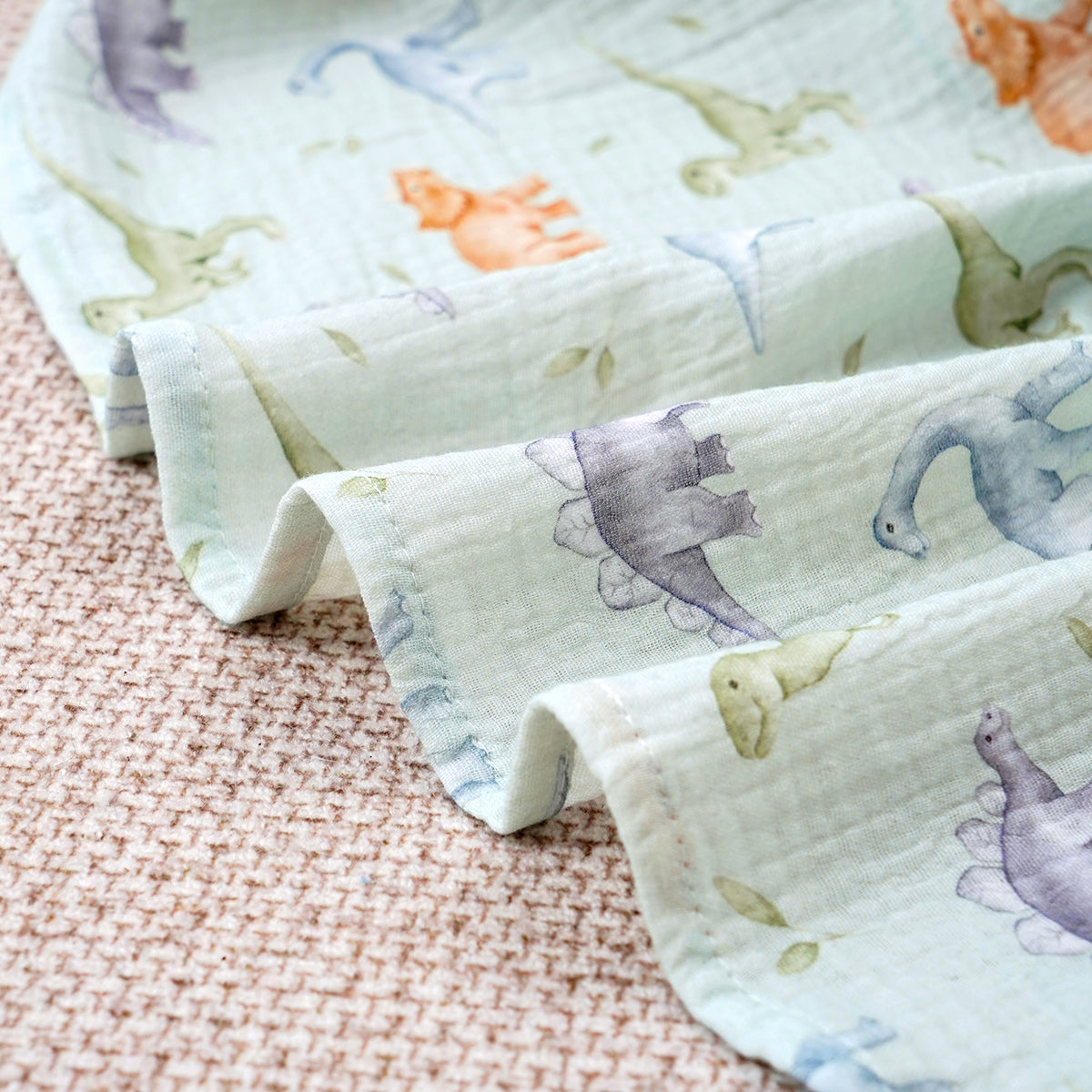 Swaddle Blanket: Cotton Baby Muslin Blanket - Soft 80x80cm Bath Towel
