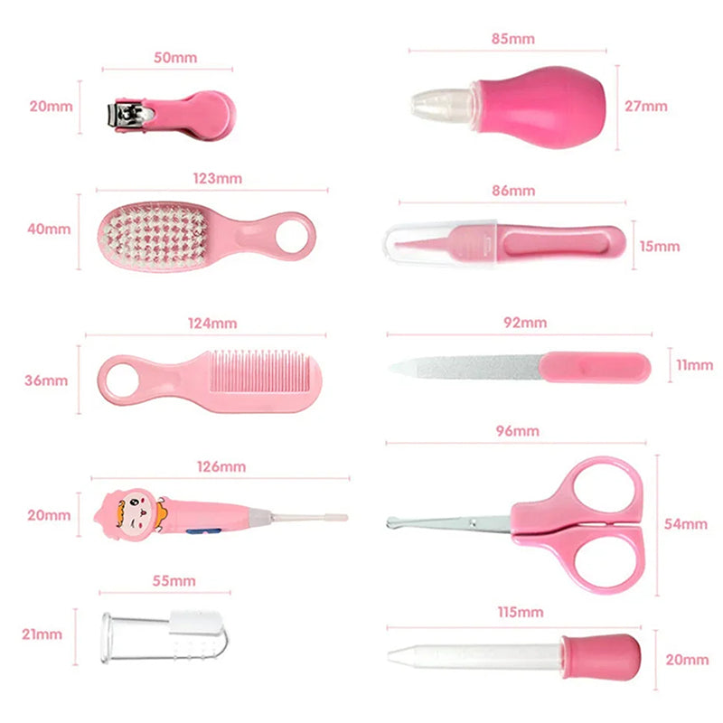 Baby Essentials: 10-Piece Grooming Essentials Set