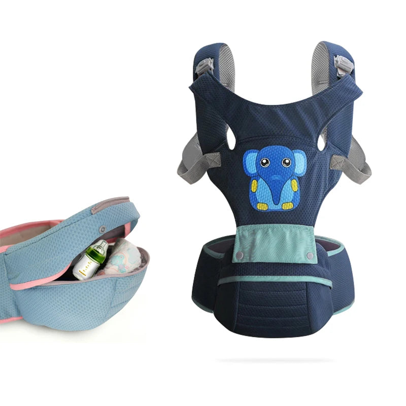 Ergonomic Baby Carrier 0-36M Hipseat Sling for Travel