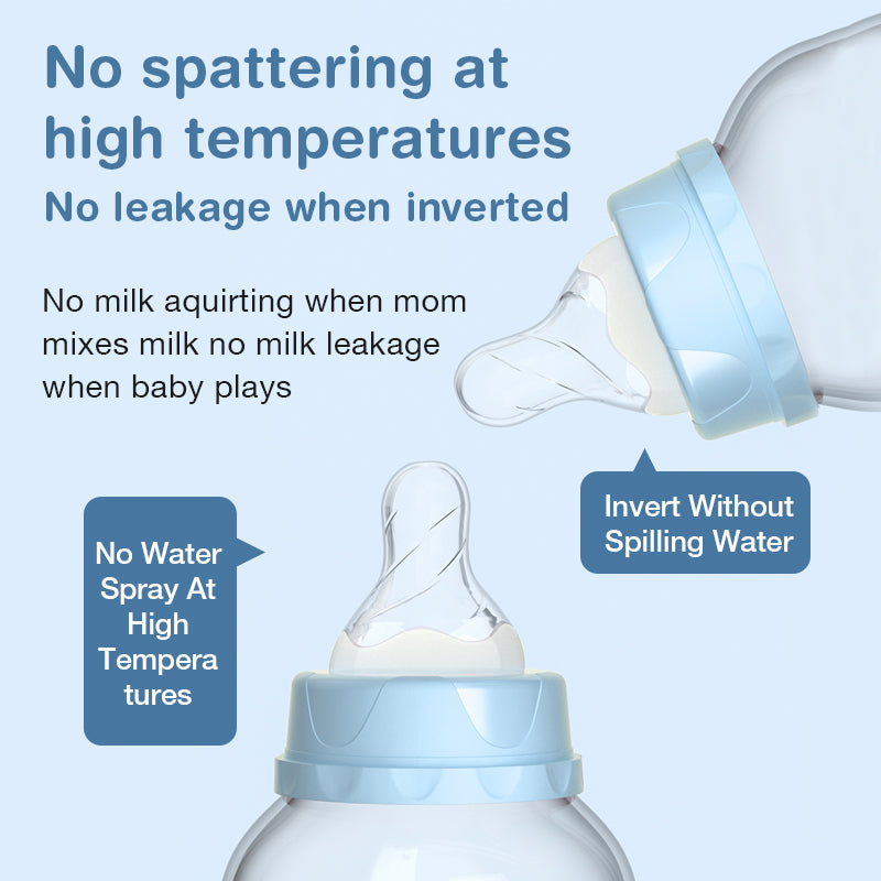 Baby PP Milk Bottle 150/240ML with Gravity Ball & Handle