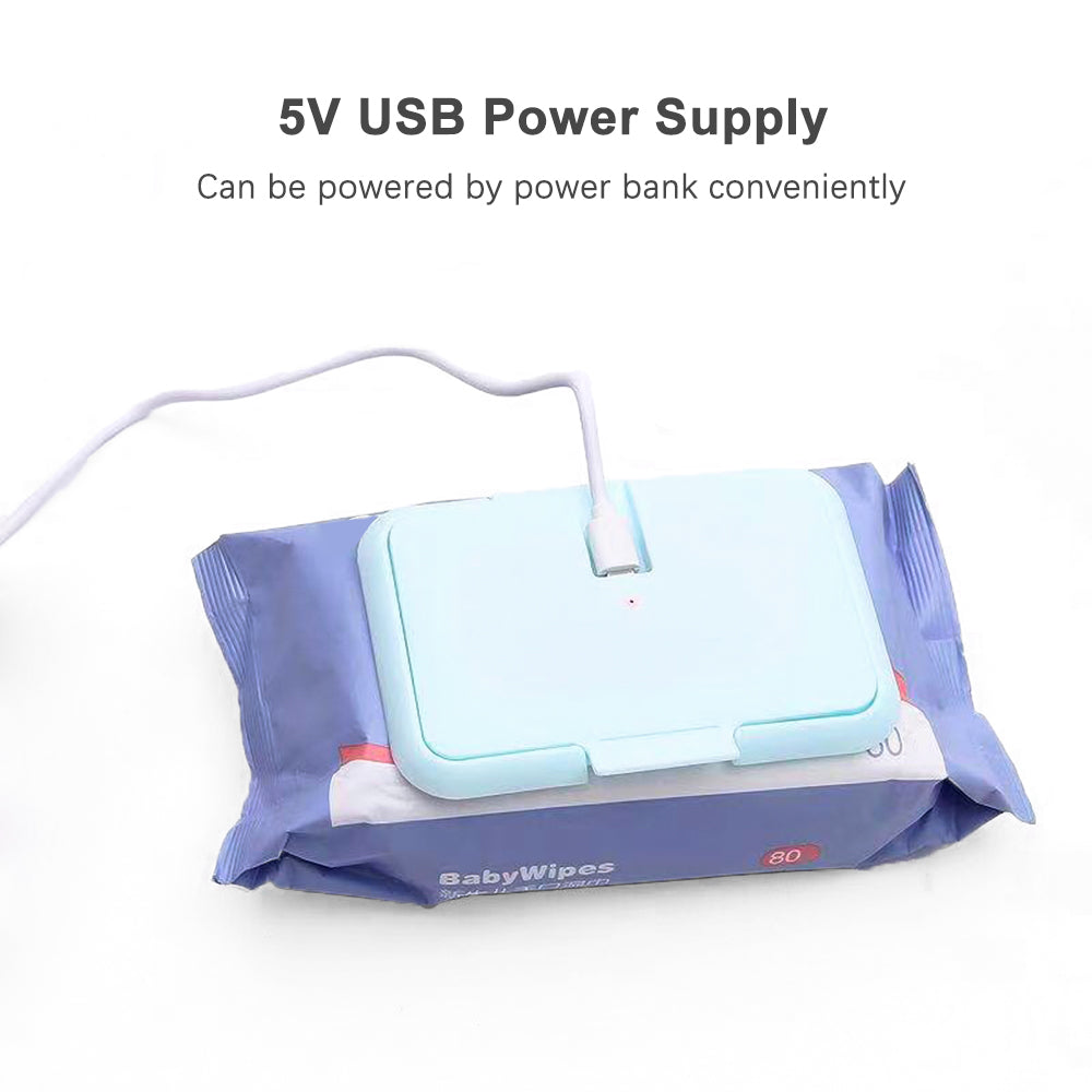 Baby Wipe Warmer USB Portable - Travel Essential