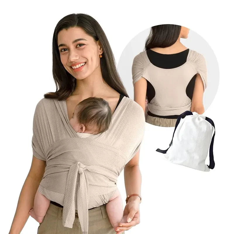 Adjustable Baby Carrier Sling Wrap 0-24M Infant Hipseat
