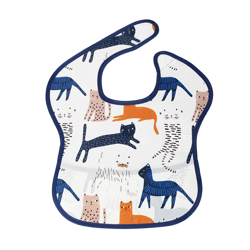 Waterproof Baby Bibs - Cute Print Bandana for Boys & Girls
