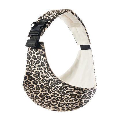 Baby Carrier Leopard Pattern Front Hug Safety Waist Stool