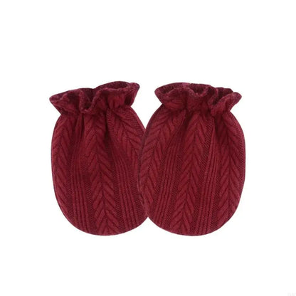Soft Cotton Baby Mittens - Scratch Proof Gloves for Newborns