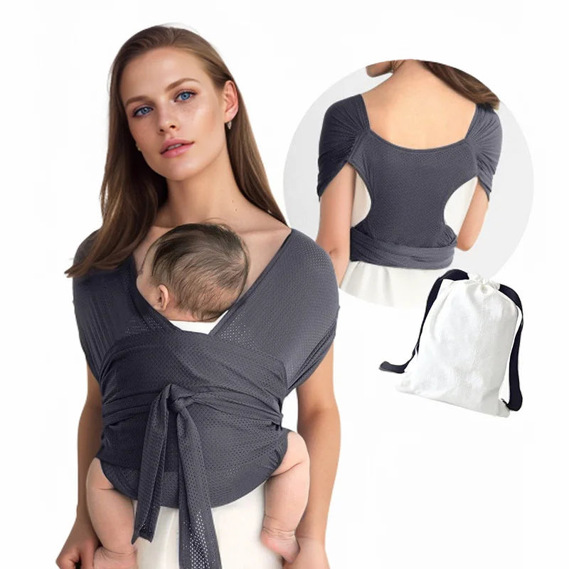 Adjustable Baby Carrier Sling Wrap 0-24M Infant Hipseat