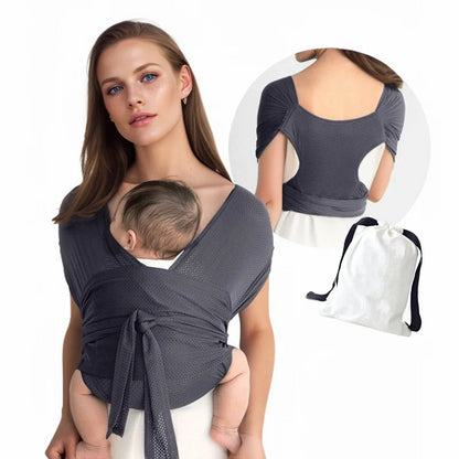 Adjustable Baby Carrier Sling Wrap 0-24M Infant Hipseat