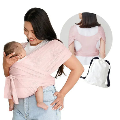 Adjustable Baby Carrier Sling Wrap 0-24M Infant Hipseat