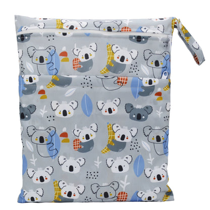 Diaper Bag: Waterproof Wet Dry Bag for Baby Diapers - Sigzagor 36x29cm