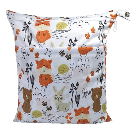 Diaper Bag: Waterproof Wet Dry Bag for Baby Diapers - Sigzagor 36x29cm