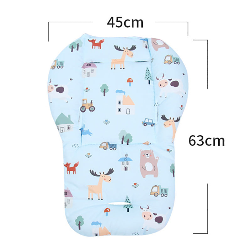 Baby Highchair Seat Cushion Pad - Soft Cotton Booster Mat