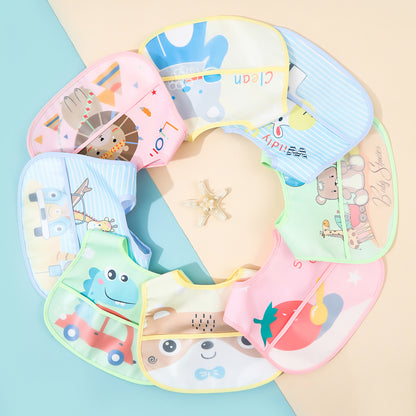 Baby Bibs: Cartoon Bibs Waterproof Bandanas for Newborns