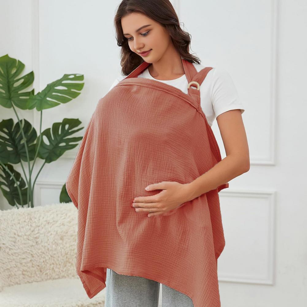 Breastfeeding Cover 360°: Adjustable, Breathable Shawl