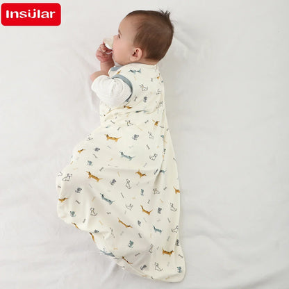 Newborn Sleep Sack: Baby Sleeping Bag 100% Cotton Summer Sleep sack 3-18M