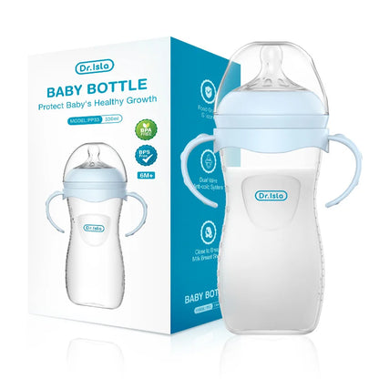 Baby PP Bottle 150ML Newborn Baby Bottle with Handle Milk BottleFeeding Baby Bottles Newborn Feeding Supplies BPA-Free