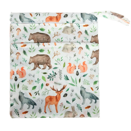 Diaper Bag: Waterproof Wet Dry Bag for Baby Diapers - Sigzagor 36x29cm