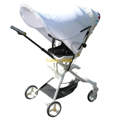 Y4QA Baby Strollers Sunshade Universal Extended Sun Shade Cover Sun Protections Breathable Elastic Fabric Travel Accessory