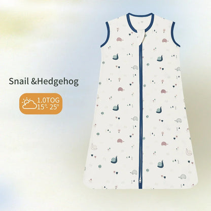 Newborn Sleep Sack: Baby Sleeping Bag 100% Cotton Summer Sleep sack 3-18M