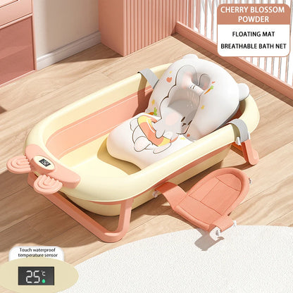 Baby Folding Tub Baby Tub 0-6 years old Large size Newborn Baby Products Bath Seat Bathtub Children's Baby Shower Tub Wash basin