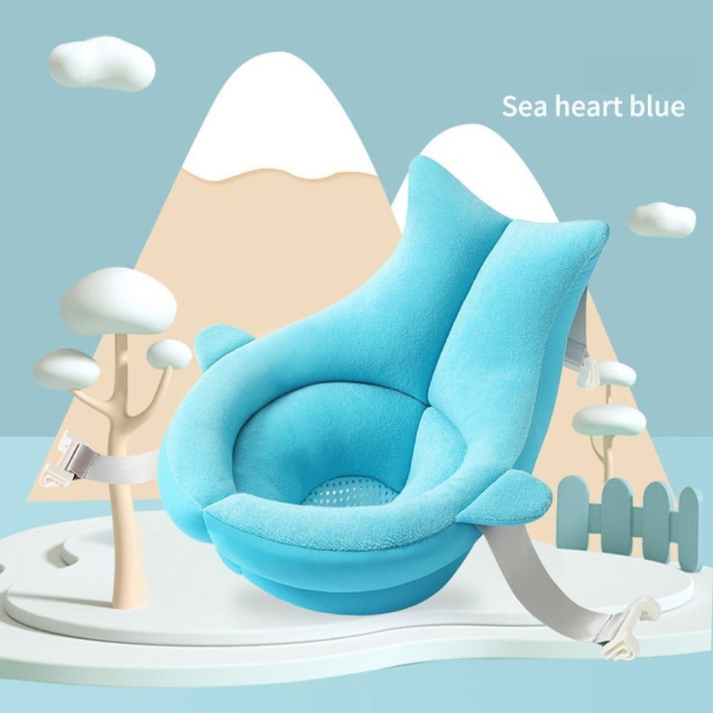 Non-Slip Baby Seat Cushion Bath Mat - Soft Mesh, Safe & Breathable