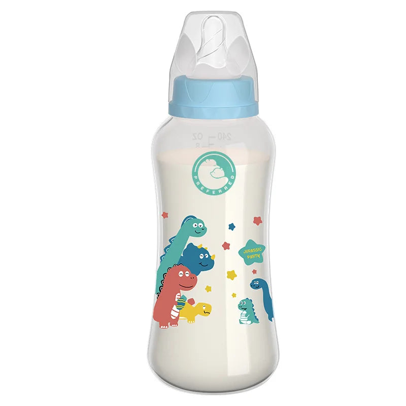 Baby PP Milk Bottle 150/240ML with Gravity Ball & Handle