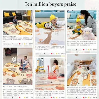 Baby Crawling Play Mats Non-toxic High-quality EPE Baby Activity Gym Carpet Baby Game Children's Safety Rug