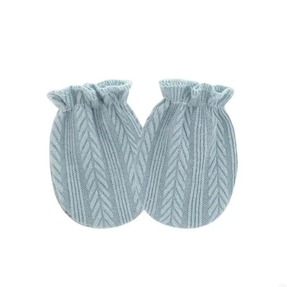 Soft Cotton Baby Mittens - Scratch Proof Gloves for Newborns