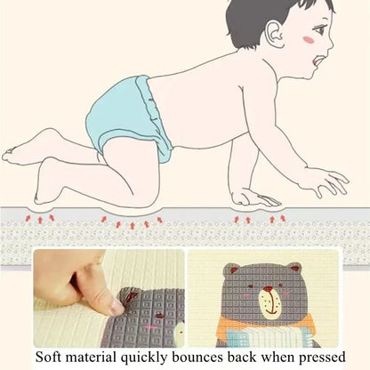 Baby Crawling Play Mats Non-toxic High-quality EPE Baby Activity Gym Carpet Baby Game Children's Safety Rug