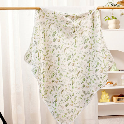 Cotton Hooded Baby Towel - Soft, Absorbent & Reusable