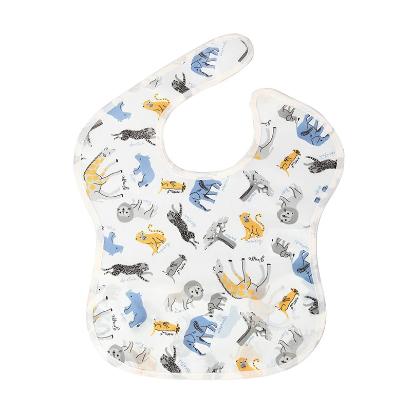 Waterproof Baby Bibs - Cute Print Bandana for Boys & Girls