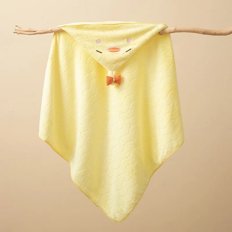 Bath Towel Cartoon Hooded Blanket for Boys & Girls