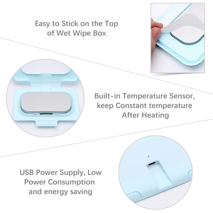 Baby Wipe Warmer USB Portable - Travel Essential