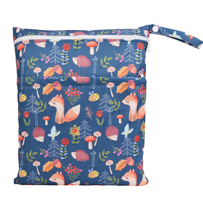 Diaper Bag: Waterproof Wet Dry Bag for Baby Diapers - Sigzagor 36x29cm